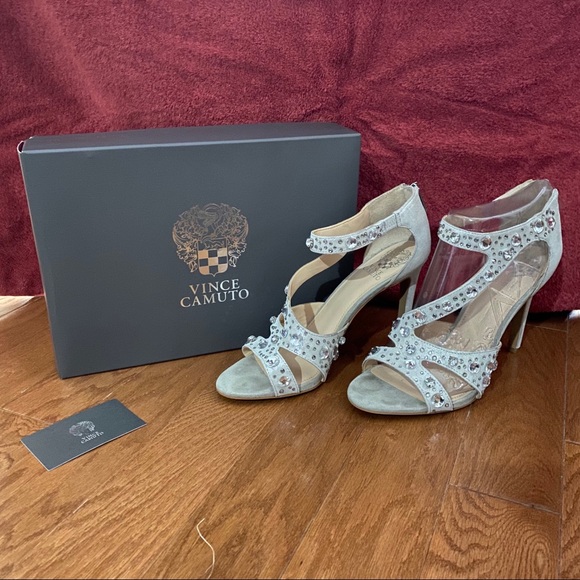Vince Camuto “Kayanne” jeweled heels | Size 9.5 - Picture 4 of 4